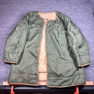 Vintage US Military M-1951 Parka Liner Green Mohair Frieze Wool M51 Medium Large